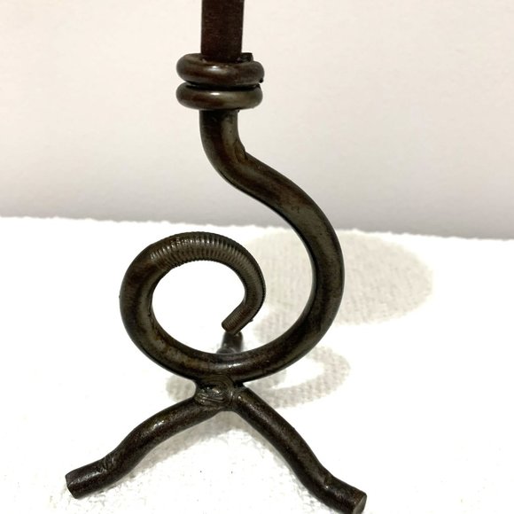 Iron candleholder set of two - Picture 3 of 6